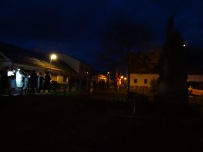 Feier der Osternacht in Ameis