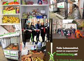foodsharing in St. Elisabeth, 1040 Wien. / © PzFB / Collage: kn foodsharing in St. Elisabeth: Wir fördern den bewussteren, nachhaltigen Umgang mit Lebensmitteln und können mit unserem Projekt gleichzeitig wirtschaftlich Schwächeren kostenlos Lebensmittel anbieten.