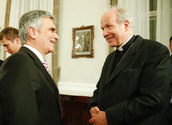 Werner Faymann und Kardinal Christoph Schönborn / BKA