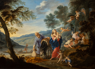 Gemälde von Filippo Lauri (1623 - 1694 Rom)Mit freundlicher Genehmigung des kunsthistorischen Museums Wien (KHM)