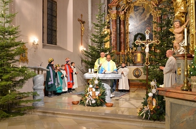 Sternsingergruppen der Pfarre Gnadendorf