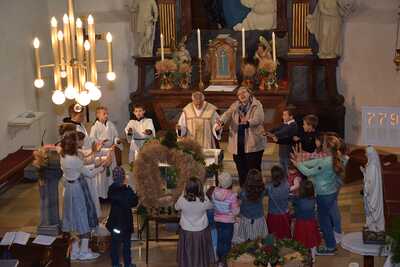 Feier in der Pfarrkirche Wenzersdorf