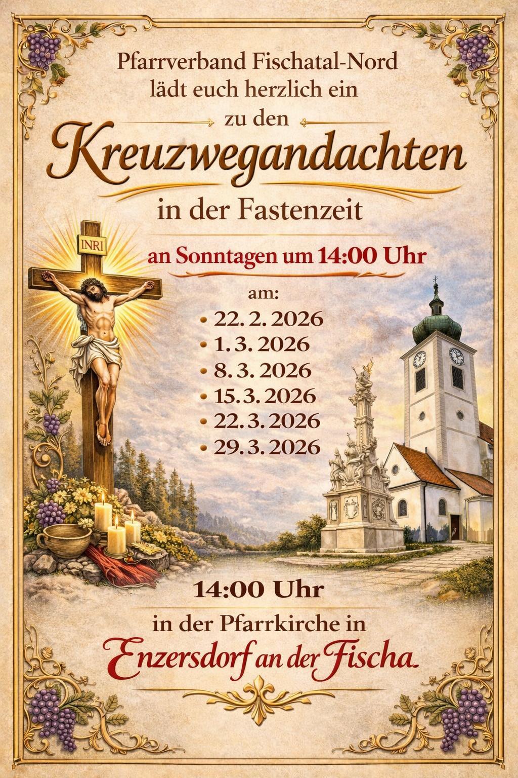 Kreuzwegandachten, 2026 / Vikar Peter Caban