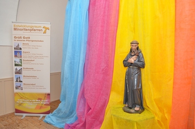 Dekoration im Pfarrsaal