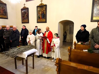 Palmweihe in der Pfarre Asparn/Zaya