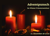 Einladung zum Adventpunsch ins Wiener Priesterseminar