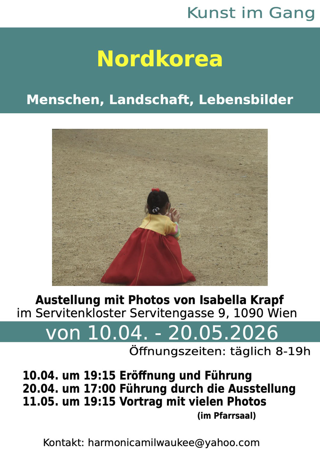 Photoausstellung Nordkorea / Isabella Krapf