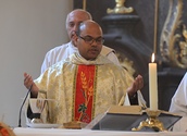 Amtseinführung Pater Nicholas Thenammakkal in der Pfarrkirche Asparn/Zaya