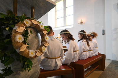 Feier der Erstkommunion in der Kirche Gnadendorf