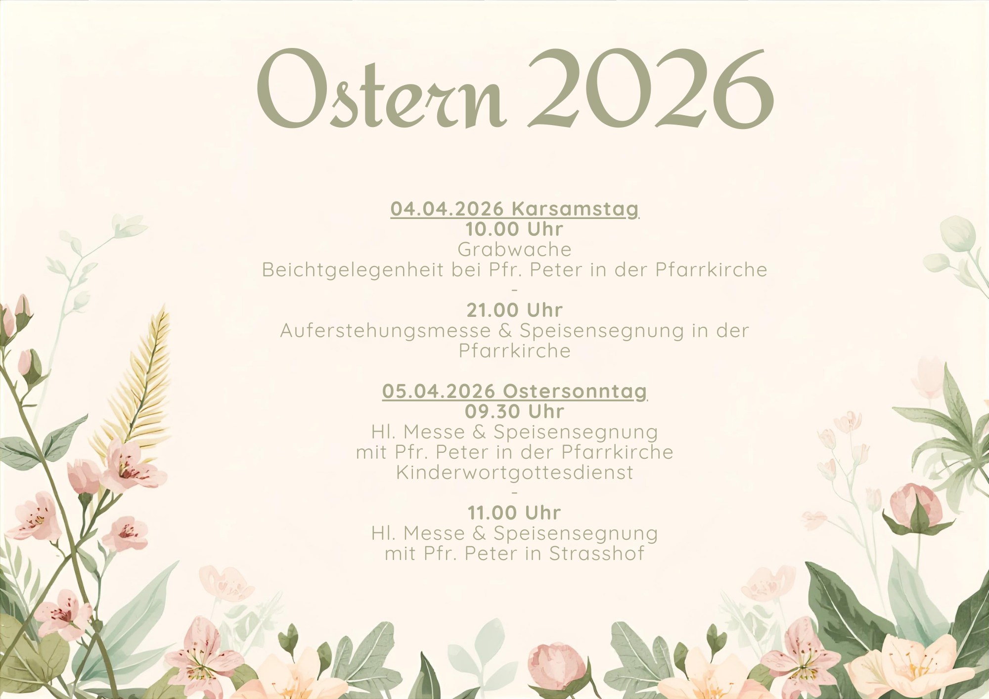 Ostern 2026