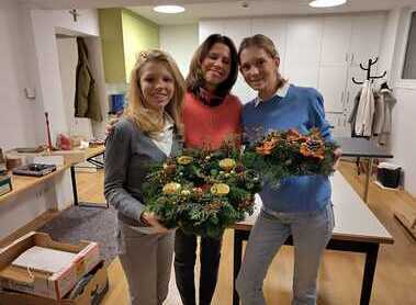 Adventkranzbinden