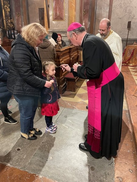 Weihnachtsgottesdienst nach byzantinischem Ritus im St. Pöltner Dom / Kolasa Bischof Schwarz Segnung