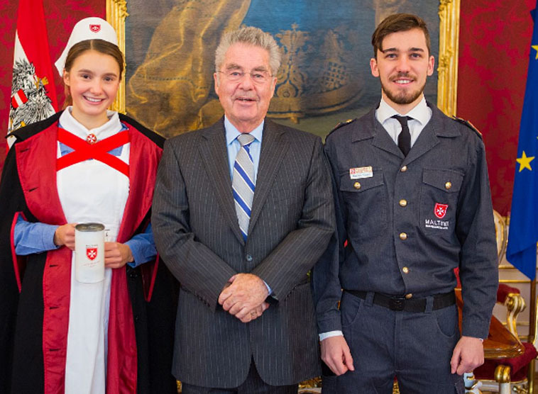 Unterstützung von Bundespräsident Fischer