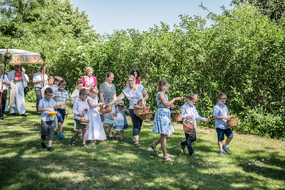Prozession zu den Altären