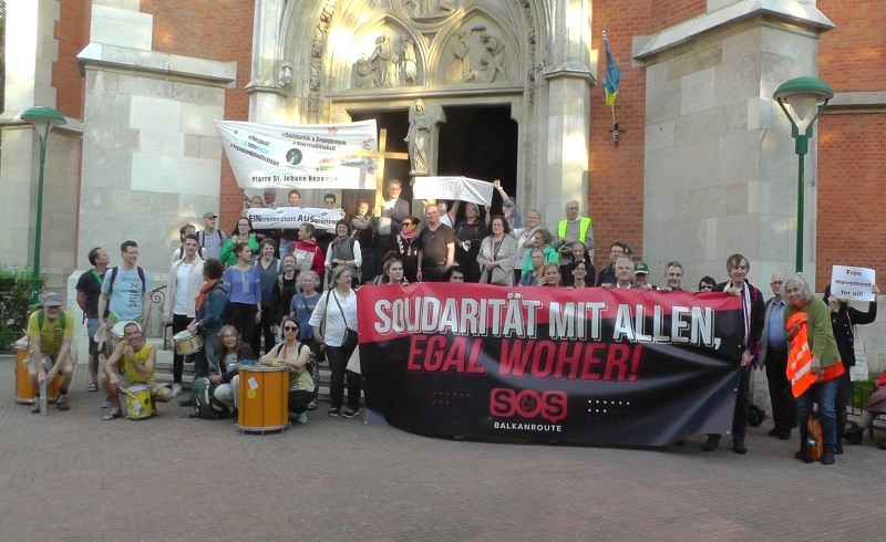 Wien: 'Romaria'-Solidaritätsweg für Flüchtlinge an EU-Außengrenze