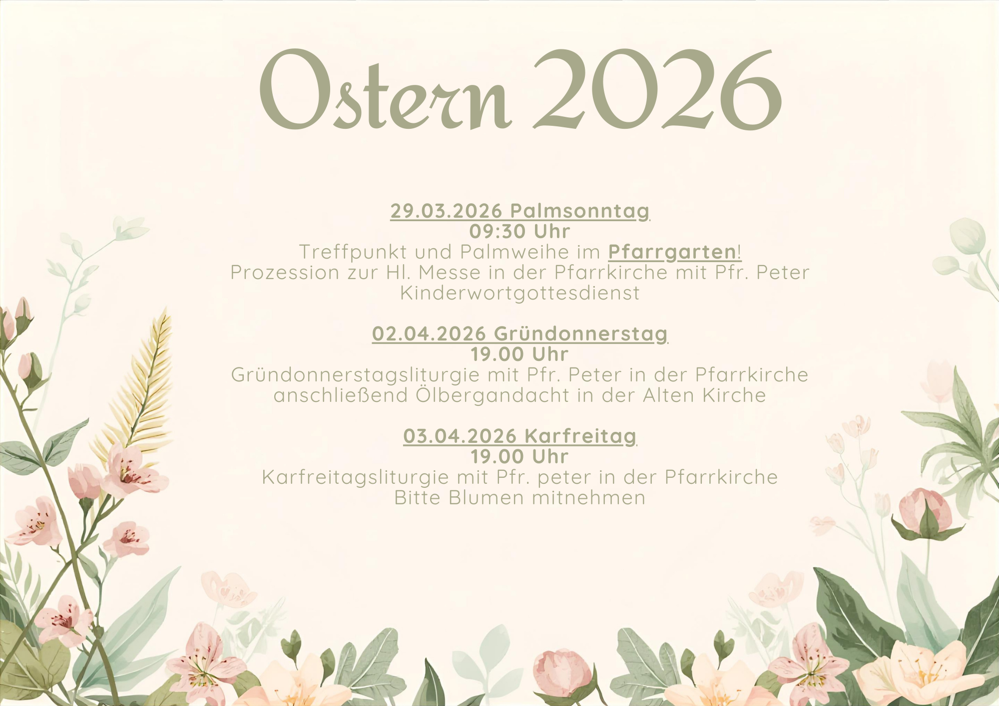 Ostern 2026