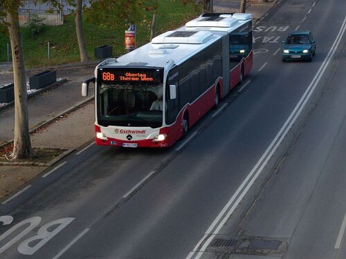 Mit dem 74A zur Innenstadt