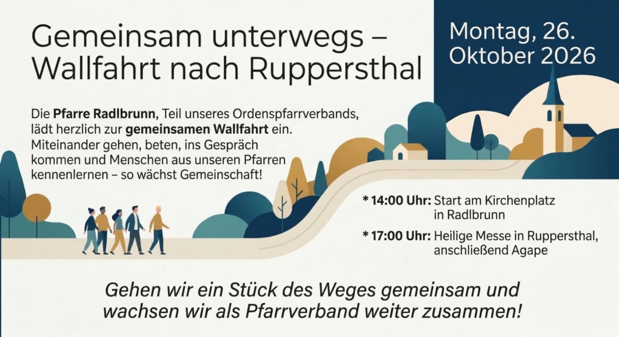 Gemeinsam unterwegs – / Erni Klimpfinger/ gemini