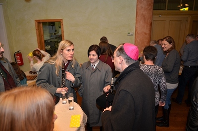 Begegnung mit dem Bischof