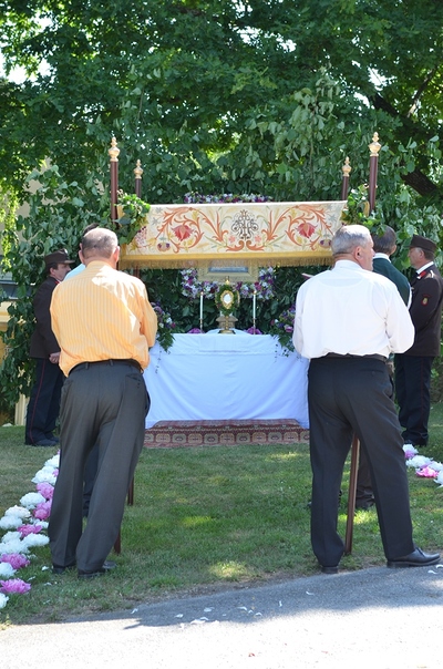 Fronleichnam 2015 in der Pfarre Gnadendorf