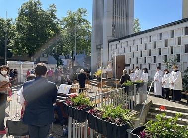 Fronleichnam in Unterheiligenstadt