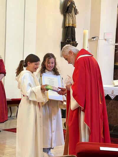 Gottesdienst und Pfarrfest in Asparn/Zaya