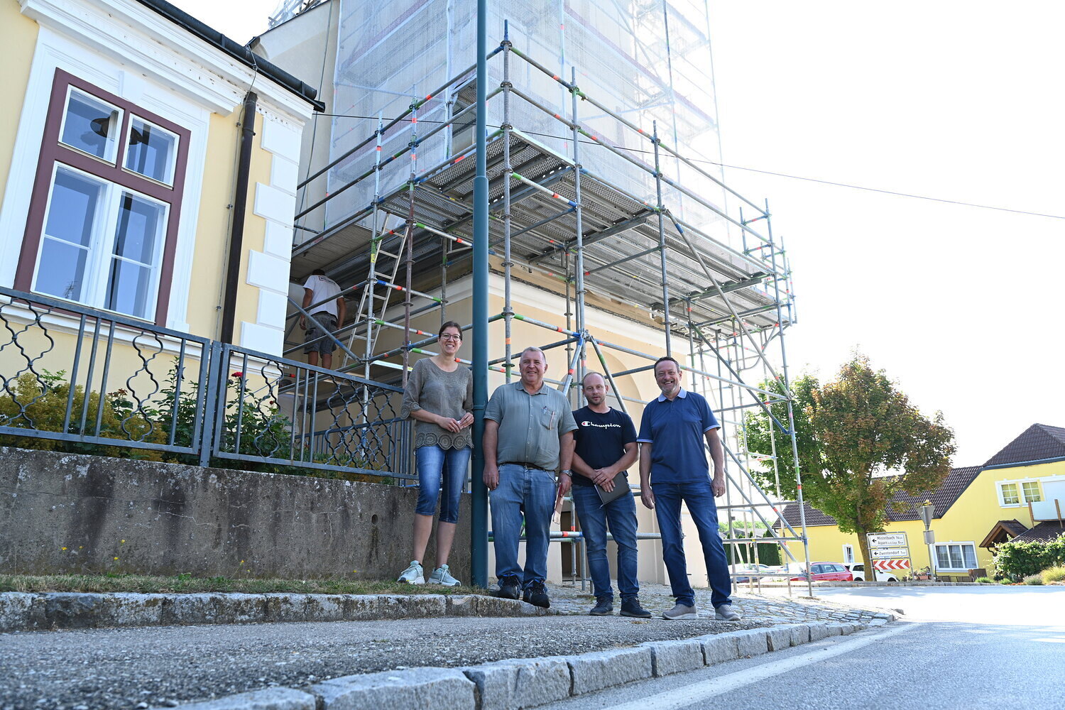 Baubesprechung in Wenzersdorf