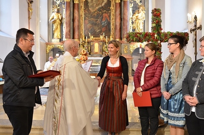 Verabschiedung der ausgeschiedenen PGR und Begrüßung der neuen Pfarrgemeinderäte