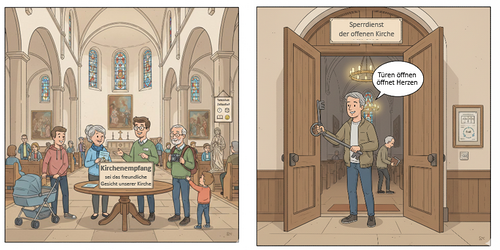 Sperrdienst + Kirchenempfang gesucht?