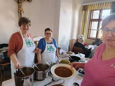 Katholische Frauenbewegung lud zum Fastensuppenessen