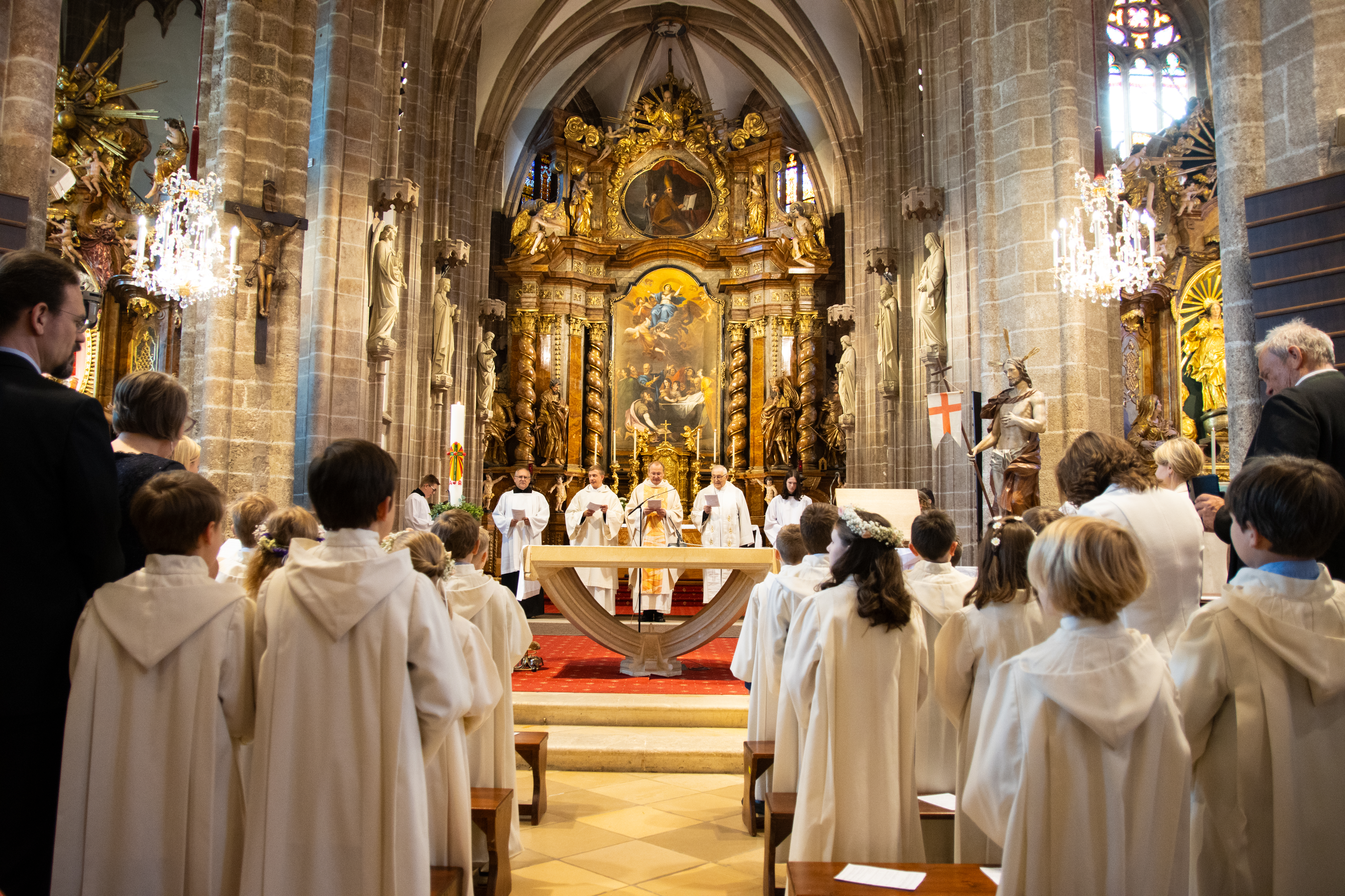 Erstkommunion in der Pfarrkirche