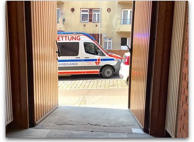 Rettungseinsatz in Unterheiligenstadt