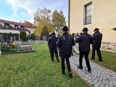 Friedhofsgang in Gnadendorf