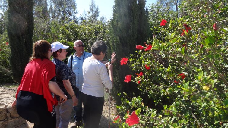 Mit blinden Menschen auf Zypern
