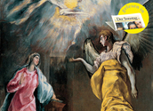 Verkündigung von El Greco / wikicommoms.org / Google Art Project
