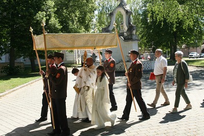 Fronleichnamsfest in Asparn/Zaya