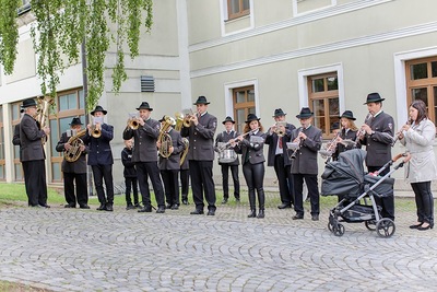 Feier der heurigen Erstkommunion am Hochfest Christi Himmelfahrt