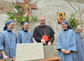 Kardinal Christoph Schönborn segnet Grundstein für Kloster der kl. Srn. v. Lamm