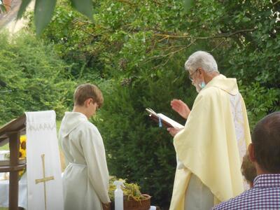 Festmesse und Kräutersegnung