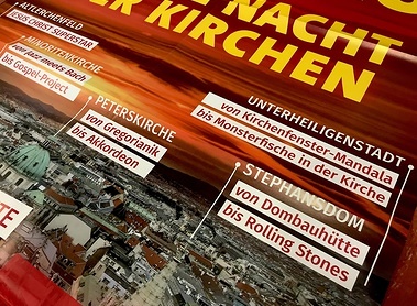 Plakat zur Langen Nacht der Kirchen