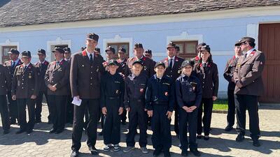 Feier der Florianimesse in der Kirche in Wenzersdorf