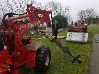 Räumungs- und Säuberungsarbeiten am 10. November 2018