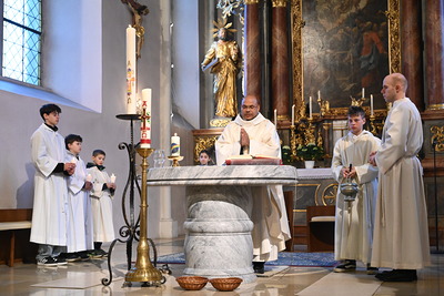 Feier der Osternacht in Gnadendorf
