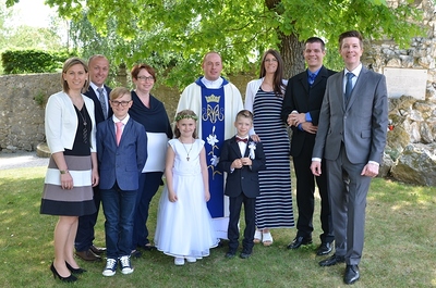 Feier der Erstkommunion in der Pfarre Gnadendorf