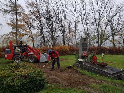 Räumungs- und Säuberungsarbeiten am 10. November 2018