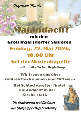 Einladung Maiandacht