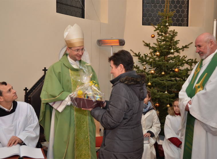 Am Samstag, 14. Jänner 2017 feierte Weihbischof Turnovszky die Heilige Messe in Ameis.