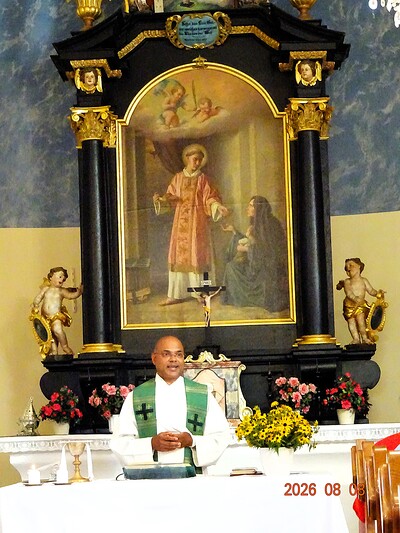 Gottesdienst mit Pater Nicholas