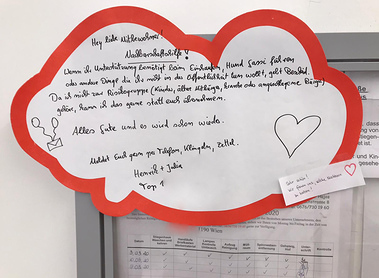 Die Menschen rücken zusammen