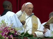 Papst Franziskus spricht Segen Urbi et Orbi/Screenshot